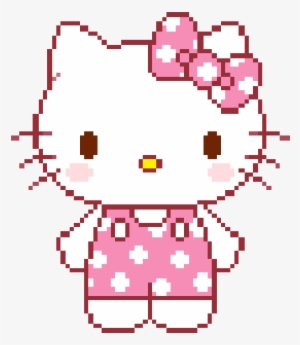 Pixel Hello Kitty Hello Kitty Pixel Png Transparent Png 400x400 Free Download On Nicepng