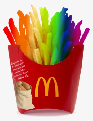 Mcdonald's Rainbow Fries - Mcdonalds French Fries