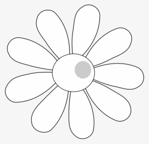Flower Clipart Outline Png - Clip Art