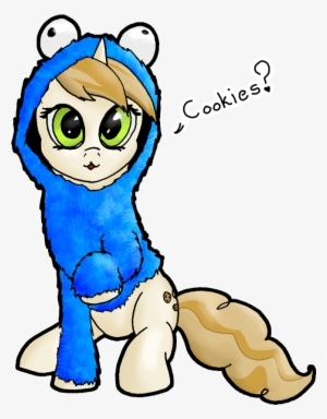 Tunrae, Clothes, Cookie Monster, Costume, Cute, Pony, - Filename