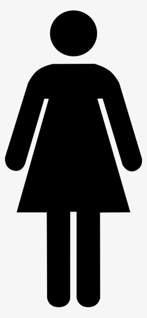 Open - Female Toilet Symbol