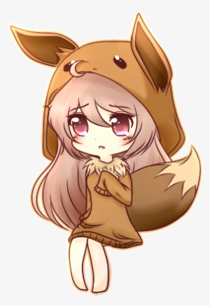 Akiko The Eevee By Nekorawrmeow On Deviantart Image - Chibi Anime Eevee Girl