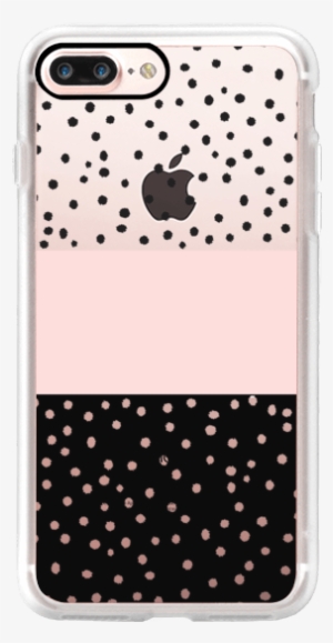 Casetify Iphone 7 Plus Case And Other Lost In The Dots - Zazzle Pink White Black Watercolor Polka Dots Bandana