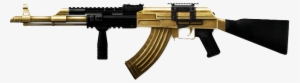 Airsoft Ak47 Gold Gold Ak47 Png Gold Ak 47 Png - Golden Ak 47 Png