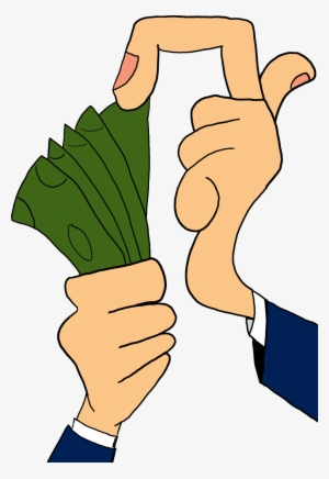 28 Collection Of Counting Money Clipart - Cartoon Money In Hand Png