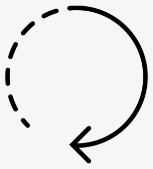 Circular Arrow With Dots Comments - Circular Arrow Png
