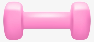 Pink Dumbbell Png Clip Art Image - Bench