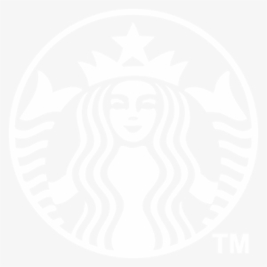 Starbucks Logo Black And White Png Download - Starbucks Logo Stickers Current Waterproof Seal (japan