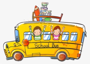 Cartoon School Bus 1501*1500 Transprent Png Free Clip - School Bus Cartoon Png