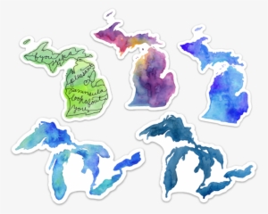 Great Lakes And Michigan Stickers - Great Lakes