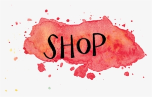 Red Shop Watercolor - Watercolor Painting
