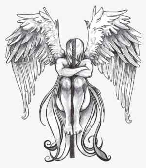 Wings Tattoos Clipart Transparent Background - Angel Tattoo Png
