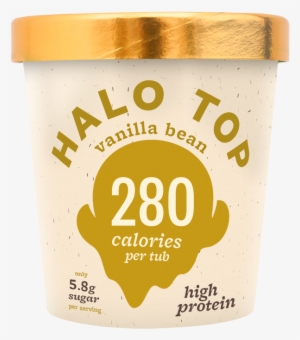 Ht18 Packshot Vanillabean Front Uk030518cg 750px - Halo Top Ice Cream Vanilla Bean