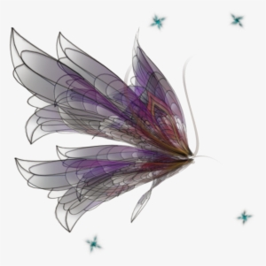 Fairy Wings Side View Png Vector Freeuse Download - Realistic Fairy Wings Png