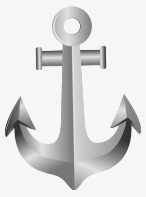 Silver Anchor Png Clip Art - Ships Wheel Clip Art