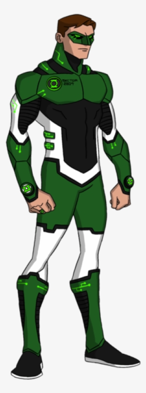 Green Lantern Yj Redesign By Kingleonuniverse - Green Lantern Cartoon Character