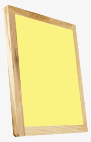Single Wood Frame Yellow Mesh - Yellow