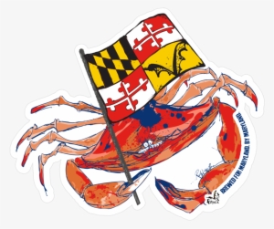 Md Crab Sticker