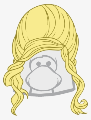 The Blonde Beehive - Club Penguin Blonde Beehive Transparent PNG - 581x769  - Free Download on NicePNG