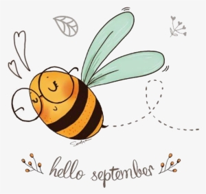 Bee Illustration, Cute Animal Drawings, Cute Bee, Hello