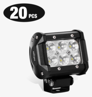 Nilight 20 Pcs 18w 4 Inch Spot Led Pods For Driving - Submersible Led Flood Light