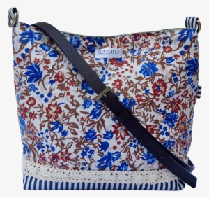 Blue Weed Cross Body Bag - Portable Network Graphics