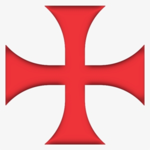 Large Templar Cross On Transparency Without The Circle - Knights Templar Flag