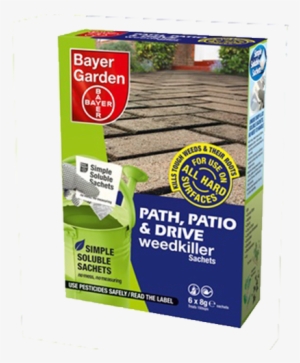 kills weeds down to the roots and prevents new weeds - bayer garden path weedkiller concentrate (3 sachets)