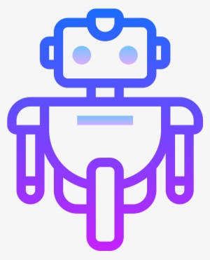 Robot 3 Icon - Purple Robot Icon