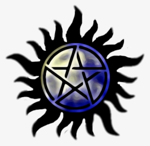 Spn Supernatural Tattoo Pentagram Antipossesion Symbol - Tattoo That Wards Off Evil