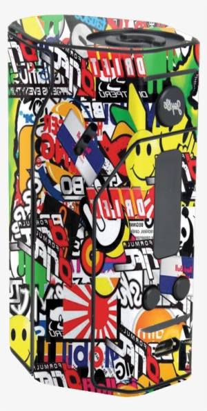 Sticker Explosion Wismec Reuleaux Dna 200 - Cartoon