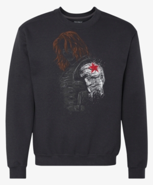 Winter Soldier Premium Crewneck Sweatshirt - Ugly Christmas Sweaters Santa Fireman