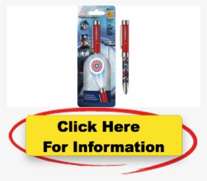 Captain America The Winter Soldier Projector Pen Programs - Ginormous Book Of Dirty Jokes