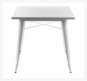 Tolix White Cafe Table - End Table