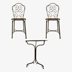 Innovative Parisian Bistro Table With Viyet Designer - Chair