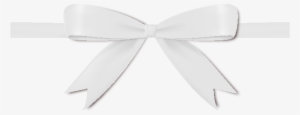 Ribbon White Icon - White Bow Vector Png