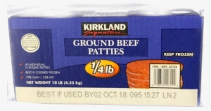 Ground Beef Patties 40ct Af Req