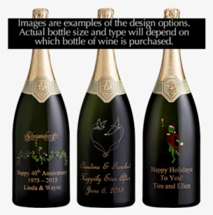 Blanc De Blancs 3l Wine Text Message And Design - Champagne