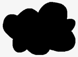 A Cartoon Drawing Of A Black Cloud - Cartoon Black Cloud