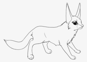 Fennec Fox Ears Drawing » Path Decorations Pictures - Drawing