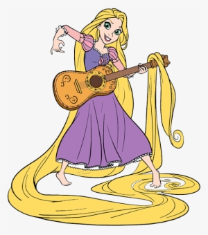 Rapunzel Clipart Tangled The Series - Rapunzel With Guitar