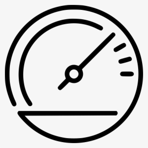Png File - Speedometer Line Icon