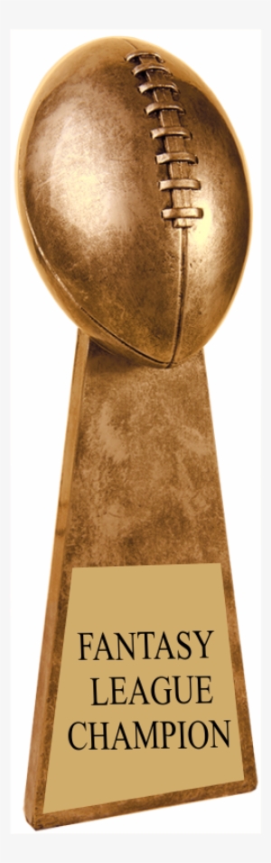 Championship Gold Tower Football Trophy R320ftbl - Custom 15" Antique Gold Football Award, Promotional