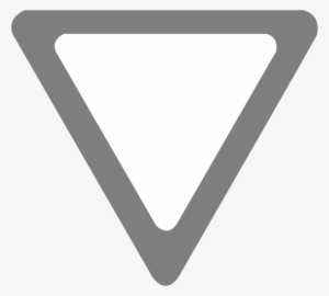 Grey Yield Sign Clipart Png For Web
