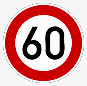 yield sign png - maximum speed limit 60
