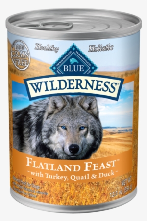 Blue Buffalo Wilderness Grain Free Flatland Feast With - Blue Buffalo Dog Food