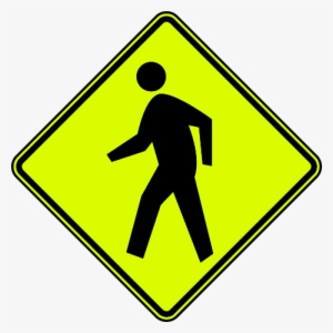 Pedestrian Warning Sign Mutcd W11-2 - Winding Road Ahead Sign
