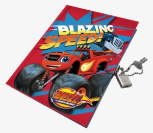 Jurnal Cu Lacat Blaze And The Monster Machines Euroswan - Blaze & The Monster Machines Secret Lockable Diary