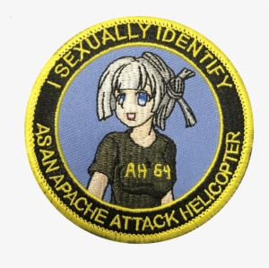 I Sexually Identify As An Attack Helicopter Embroidery - Sexually Identify As An Attack Helicopter Patch