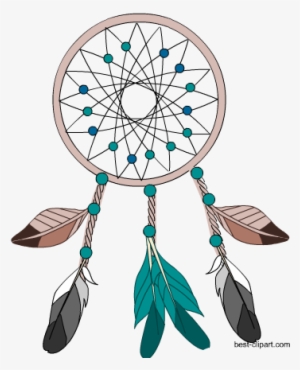Dreamcatcher Aztec Boho Free Clip Art Image - Boho Tribal Clipart Png
